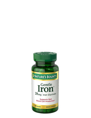 Nature’s Bounty Gentle Iron Supplement – 90 Capsules Each) | 28mg Iron with Folic Acid & B12 for Red Blood Cell Support